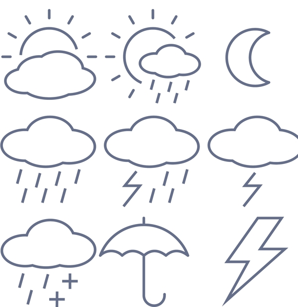 太陽線條小圖標(biāo)