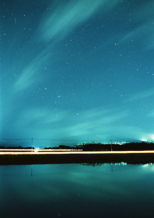 藍色大氣唯美星空背景