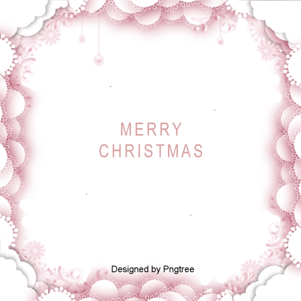 圣诞节粉红色的框架