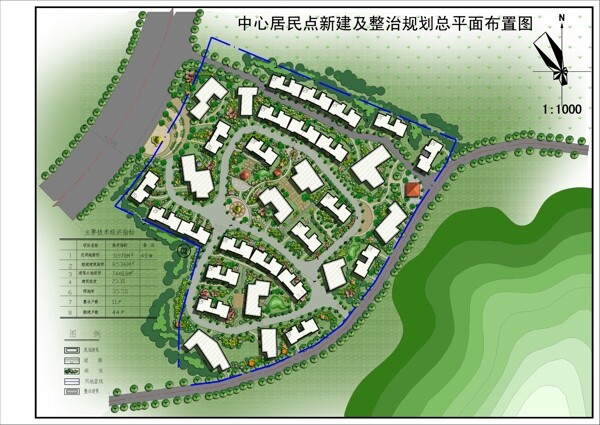 居民點整治彩平圖片