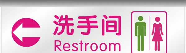 洗手間指引圖片