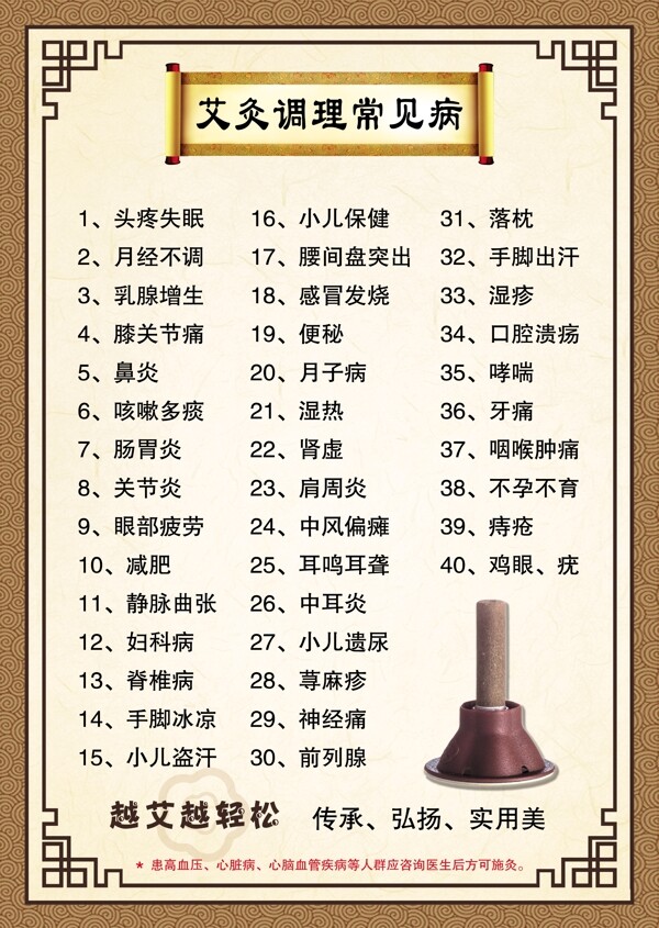 艾艾貼調(diào)理常見病