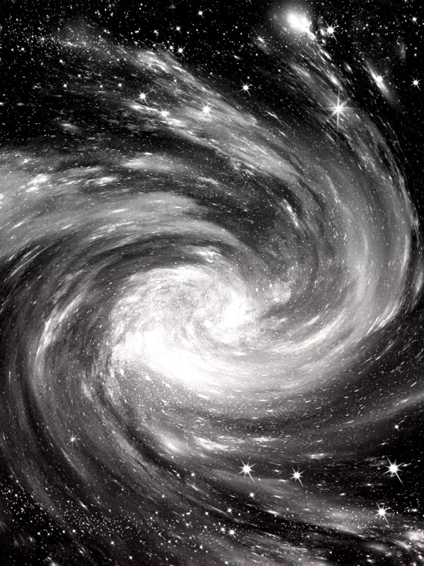 純色黑白商務(wù)風(fēng)格扭曲星空星光夢(mèng)幻原創(chuàng)背景