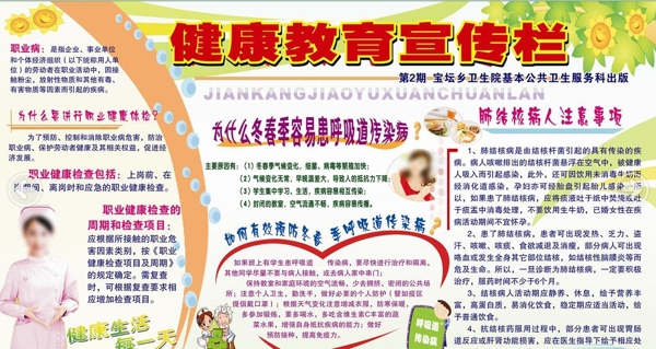 健康教育宣傳欄圖片