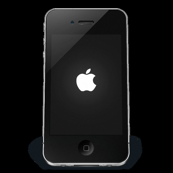 黑色苹果手机免抠png透明素材
