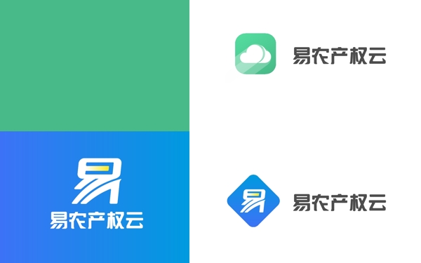 神州易農(nóng)產(chǎn)權(quán)云logo設(shè)計