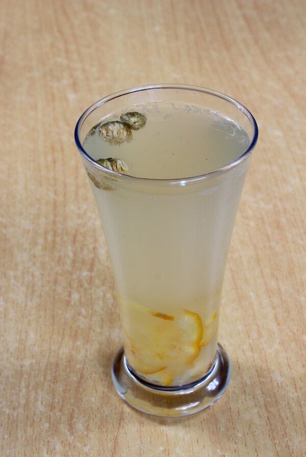 菊花蜂蜜柚子茶图片