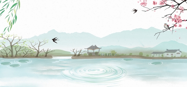 清明節(jié)清新中國風(fēng)簡(jiǎn)約海報(bào)