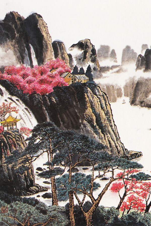 錦繡山河風(fēng)光裝飾畫