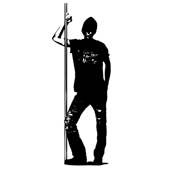 印花矢量圖靚仔裝T恤圖案人物男人免費素材