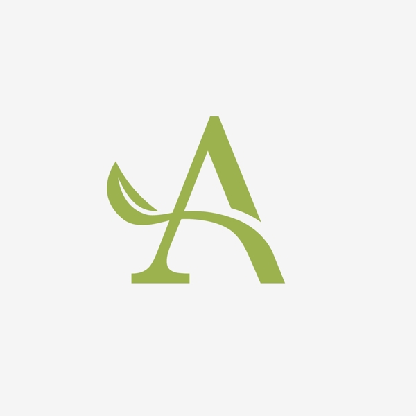 绿色字母造型logo能源类目