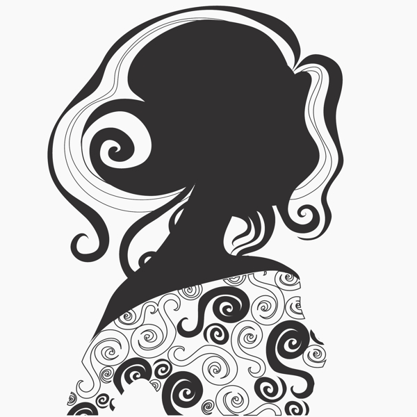 印花矢量圖色彩黑白色單色免費(fèi)素材