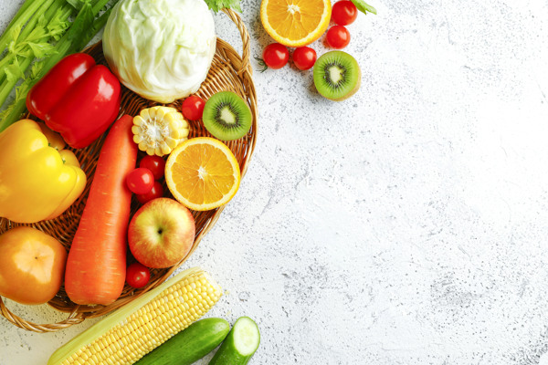 蔬菜水果超市背景海报素材图片