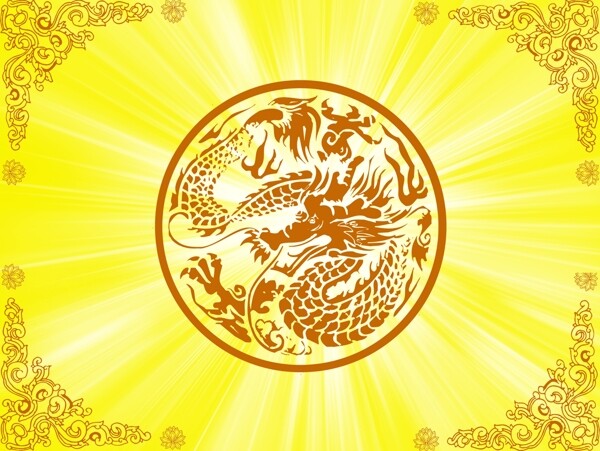 龍圖騰背景圖片