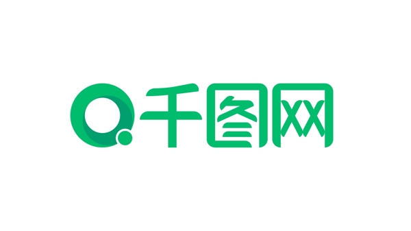 绿色圆形标志展示动画logo模板
