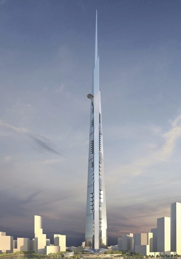 沙特第一高楼吉达塔