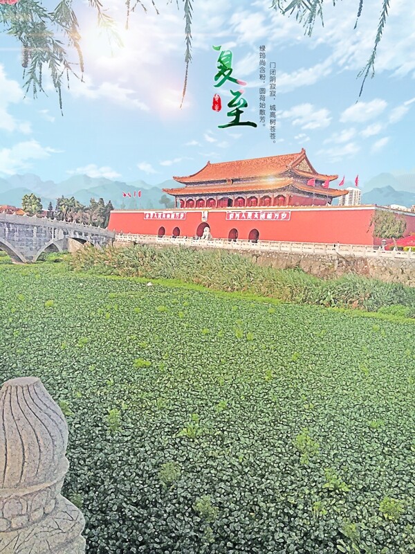 夏至二十四節(jié)氣海報