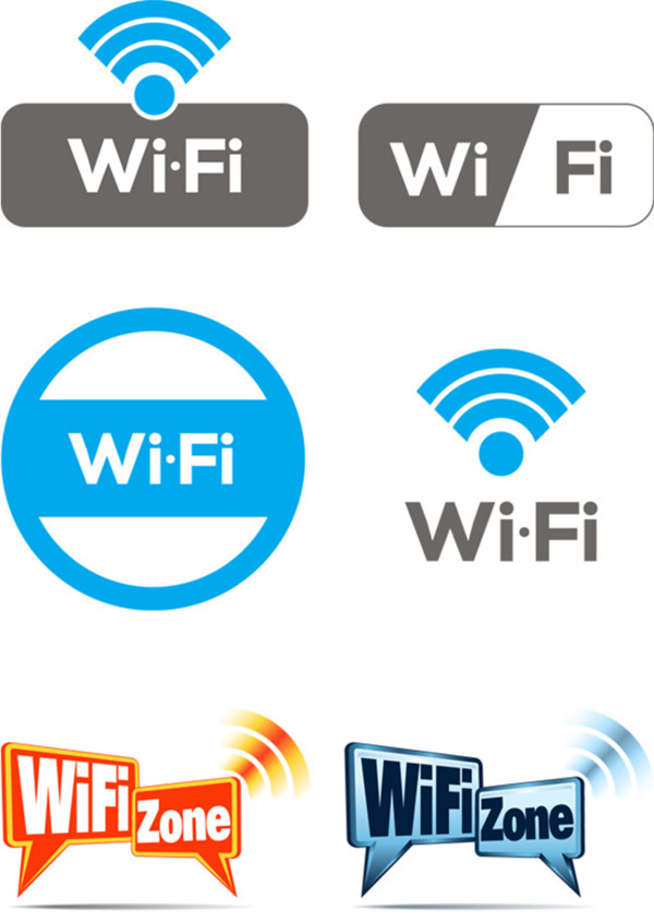 WiFi圖標(biāo)矢量圖
