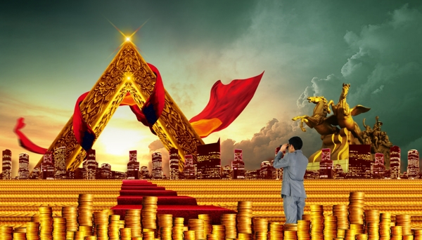 金融廣告圖片