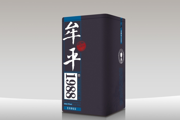 白酒包裝展開圖圖片