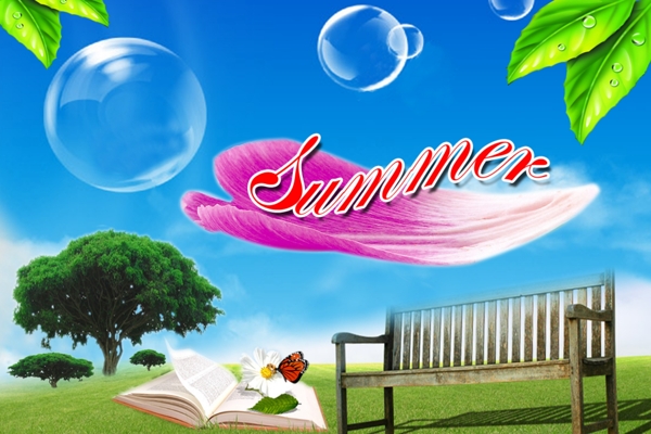 寧?kù)o的夏天圖片