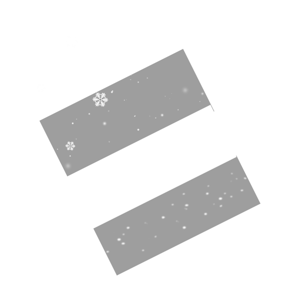 雪花透明紋理圖案