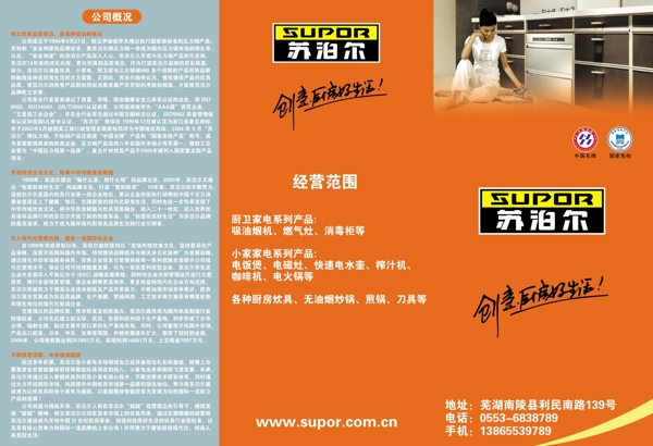 蘇泊爾三折頁設(shè)計圖片