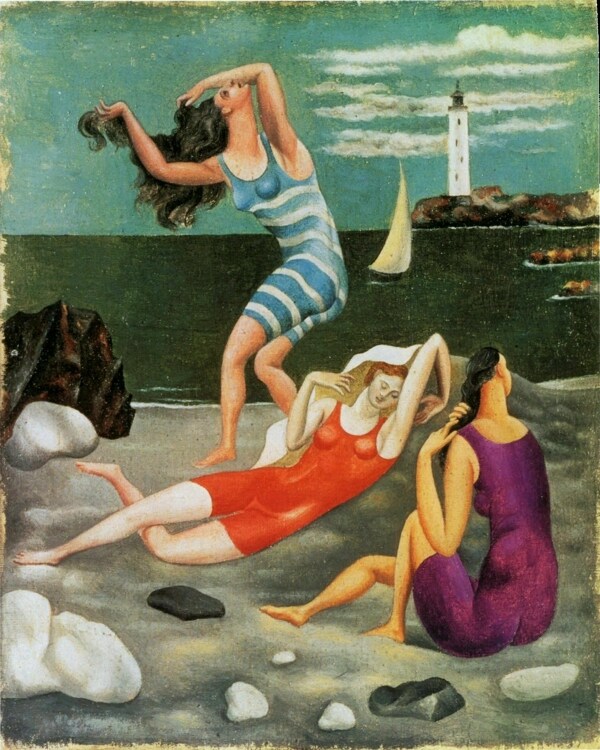 1918Leaigneuses西班牙画家巴勃罗毕加索抽象油画人物人体油画装饰画