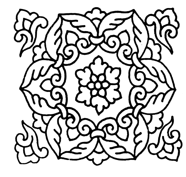 裝飾圖案隋唐五代圖案中國(guó)傳統(tǒng)圖案107