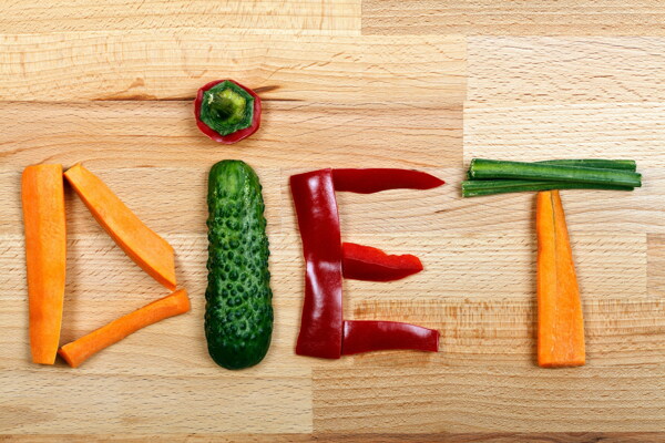 创意蔬菜拼图图片