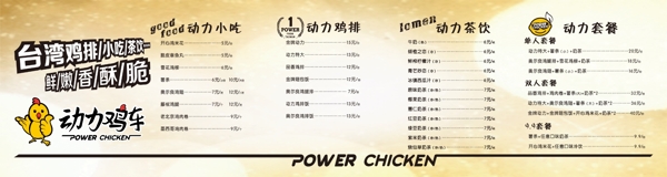 燈箱菜單