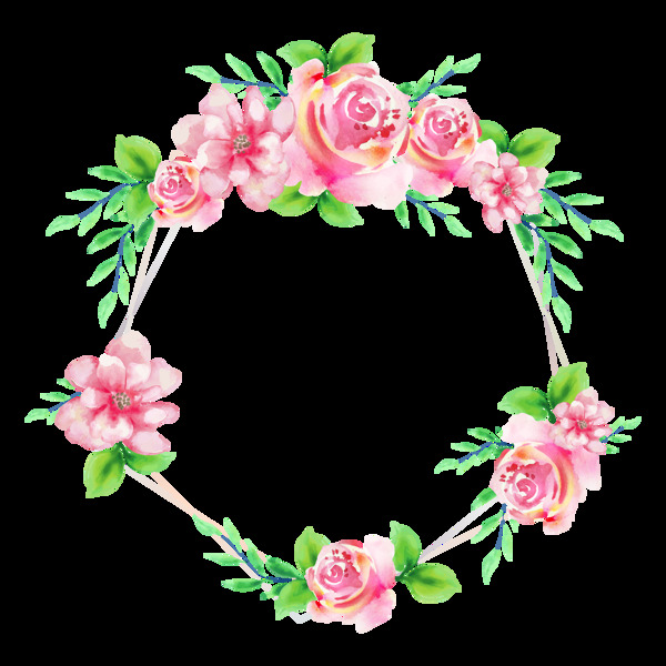 卡通玫瑰花