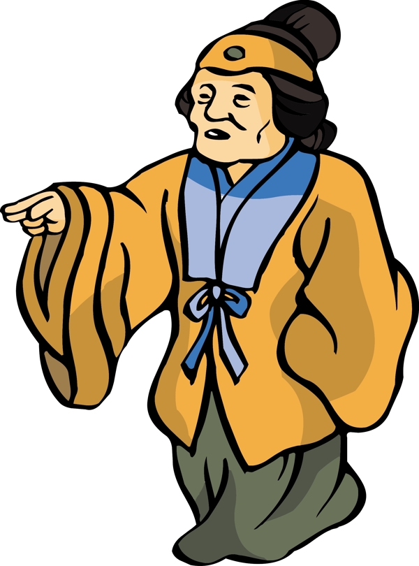 古代人物漫畫