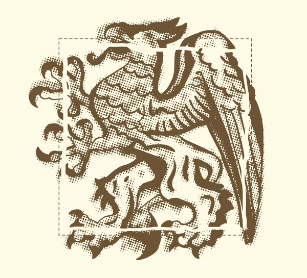 印花矢量圖動物鳥類色彩米色免費(fèi)素材