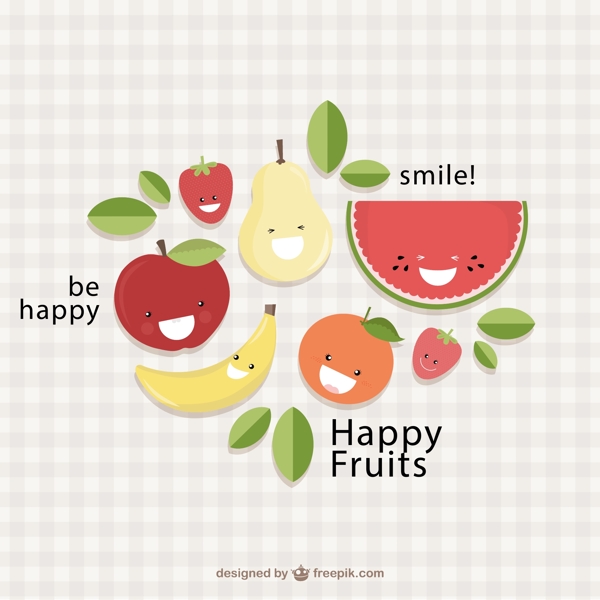 可爱水果表情图片