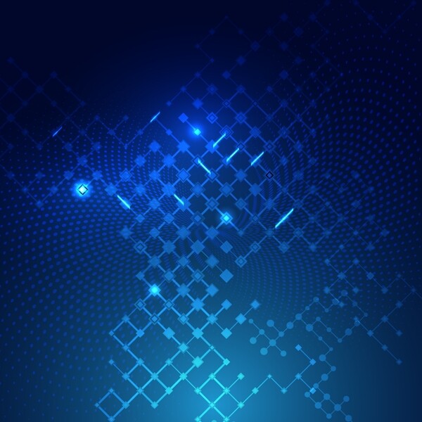 蓝色光感科技海报背景素材