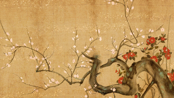 梅花古風(fēng)漫畫圖片