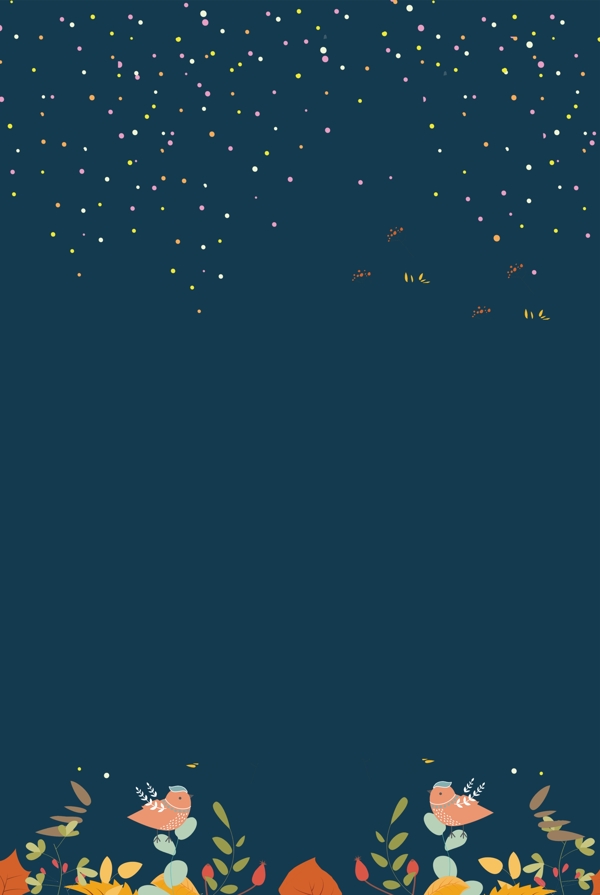 七夕插畫psd分層banner