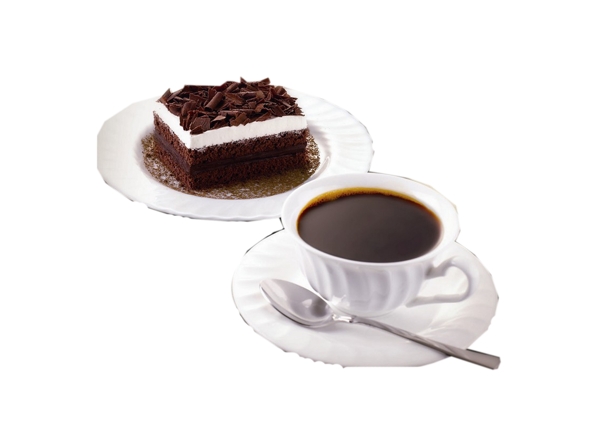 咖啡蛋糕素材图