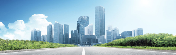 现代城市背景banner