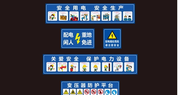 配電房圍欄宣傳
