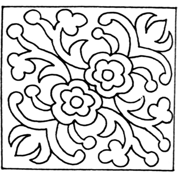 團花紋樣傳統(tǒng)圖案0090