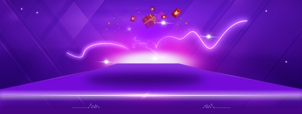 紫色節(jié)日banner