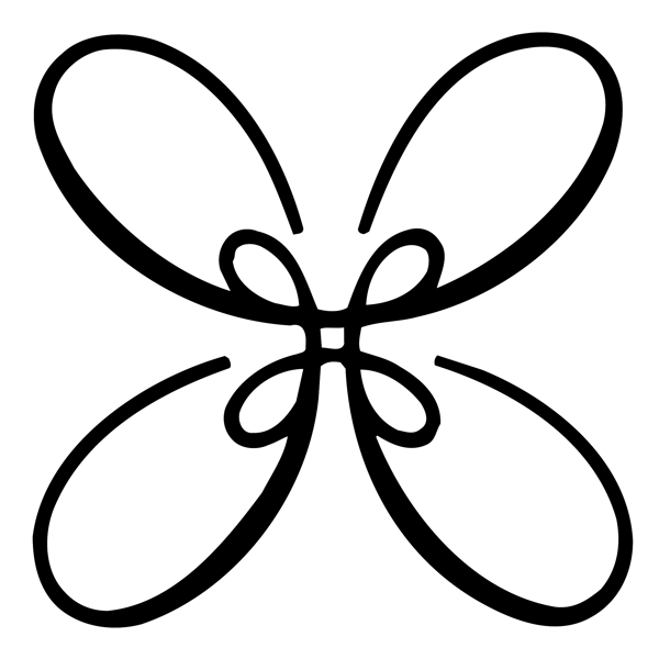 矢量黑白花紋