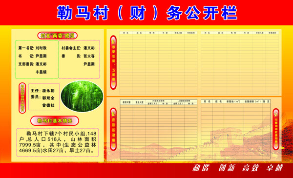 村務(wù)公開欄