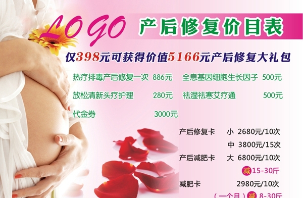 產(chǎn)后修復(fù)卡圖片