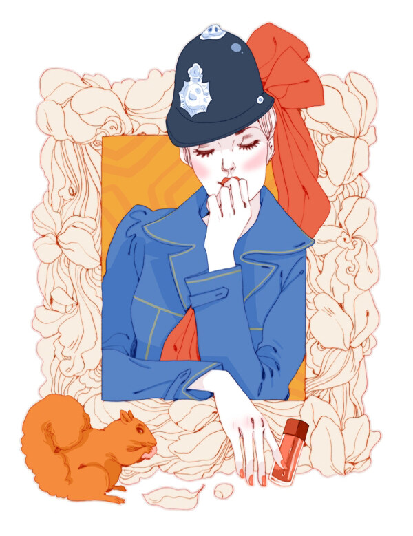 位圖插畫時尚插畫人物插畫插畫師免費(fèi)素材