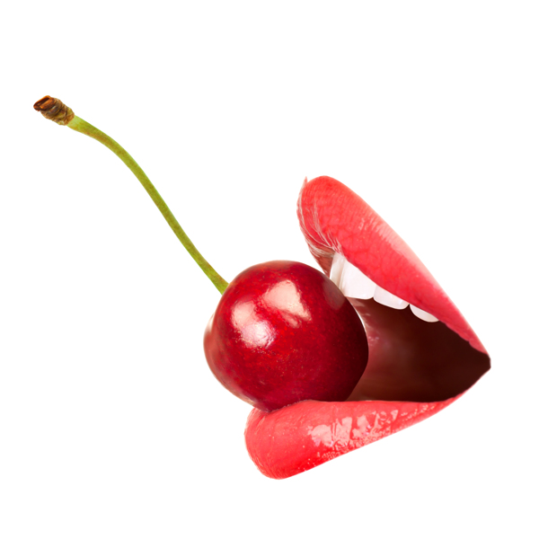 吃水果的性感嘴唇图片