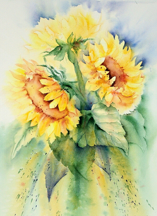 位圖植物寫意花卉花朵向日葵免費素材