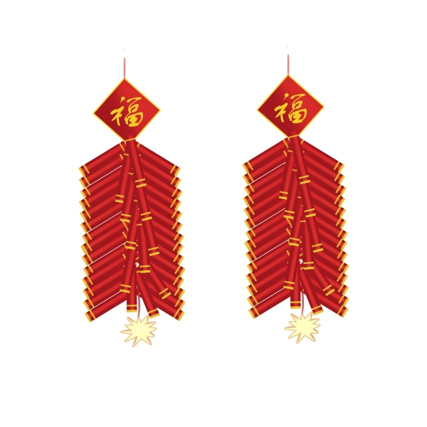 手繪新年png素材